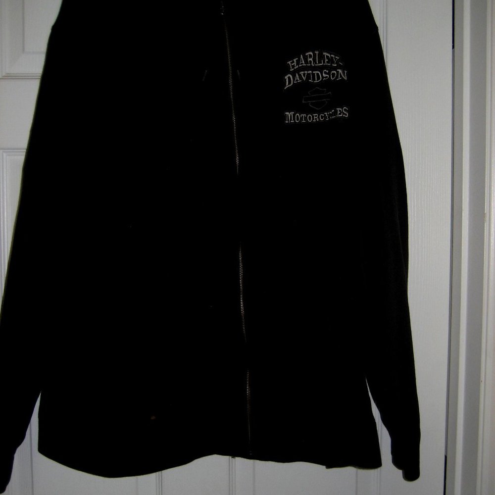 GENUINE HARLEY DAVIDSON BLACK HOODIE XL